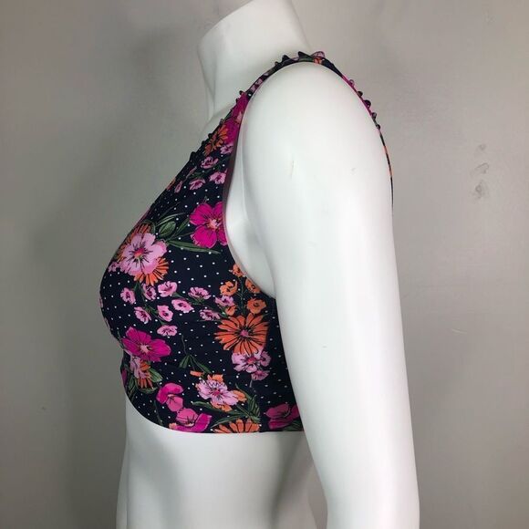 Shade & Shore Medium Padded Floral Swim Top‎ - Picture 5 of 8